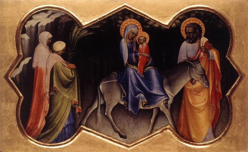 A fuga para o Egito - Lorenzo Monaco