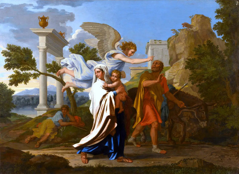 A Fuga para o Egito - Nicolas Poussin