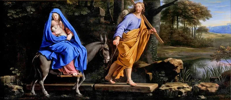 A fuga para o Egito - Philippe de Champaigne