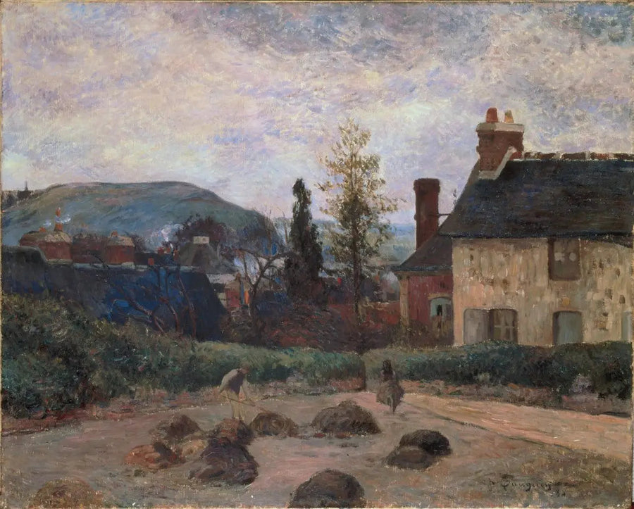 A fumaça das terras - Paul Gauguin