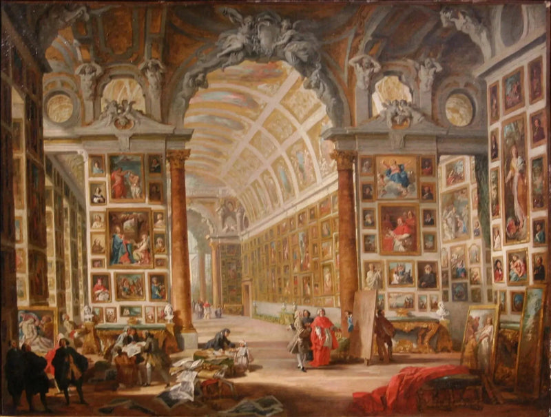 A galeria do cardeal Silvio Valenti Gonzague - Giovanni Paolo Panini