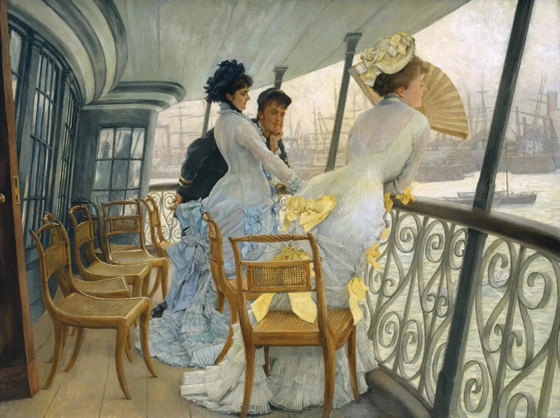 A Galeria do HMS Calcutta (Portsmouth) - James Tissot