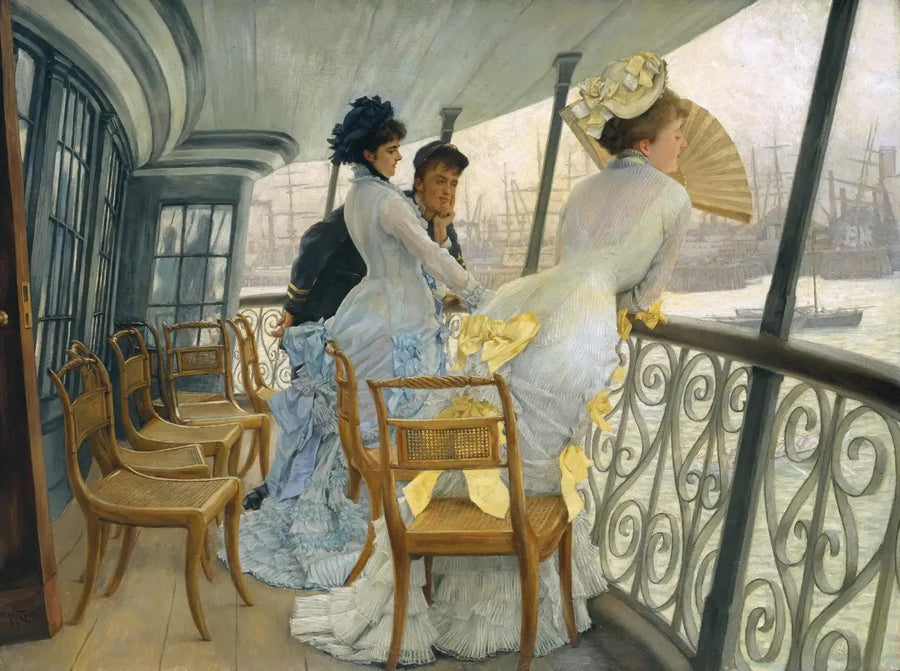 A Galeria do HMS Calcutta (Portsmouth) - James Tissot