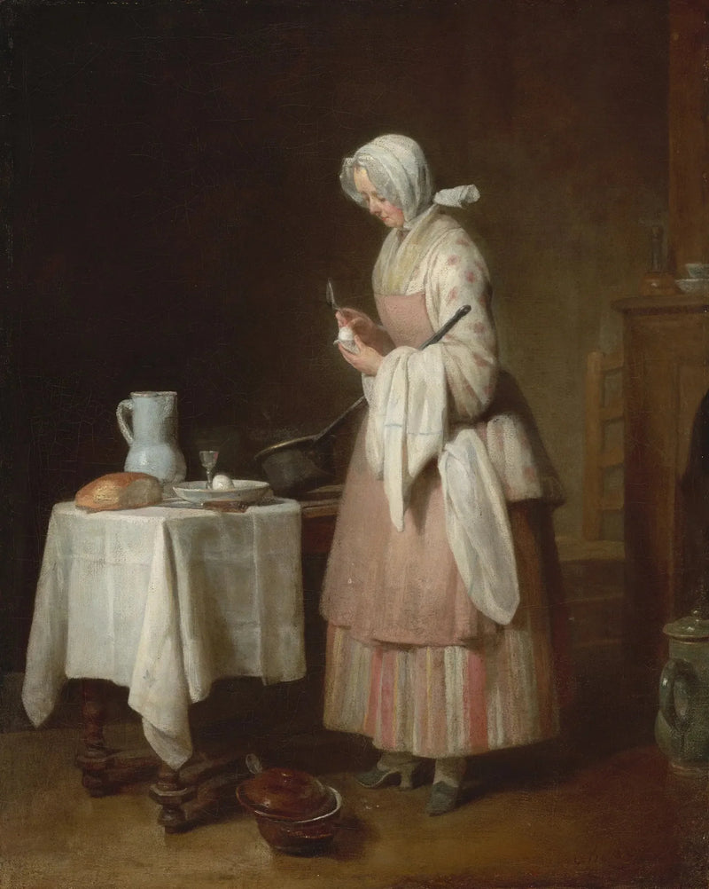 A Guarda Atenta - Jean Simeón Chardin