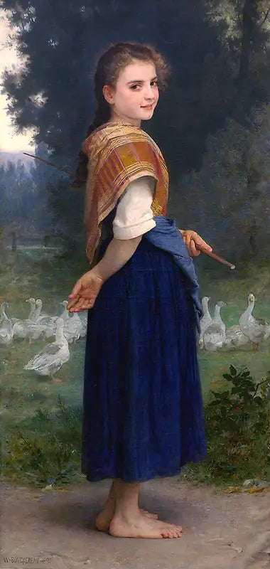 A Guardadora de Gansos - Bouguereau