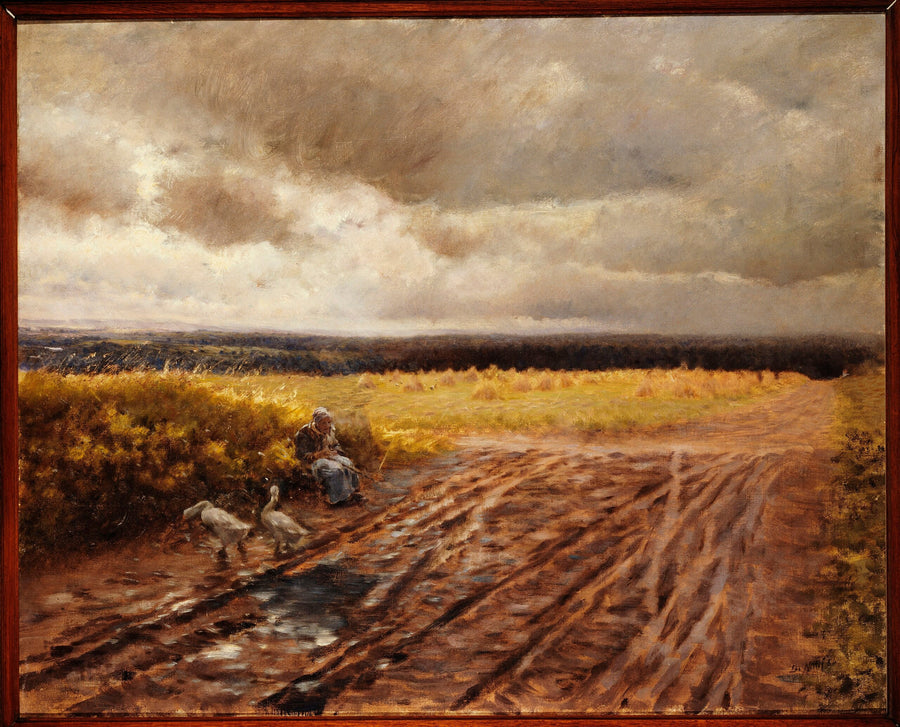 A guardiã de gansos - Giuseppe De Nittis