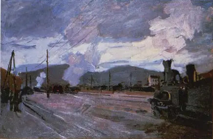 A Estação de Argenteuil - Claude Monet