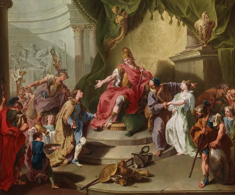 A generosidade de Scipione - Giovanni Battista Pittoni