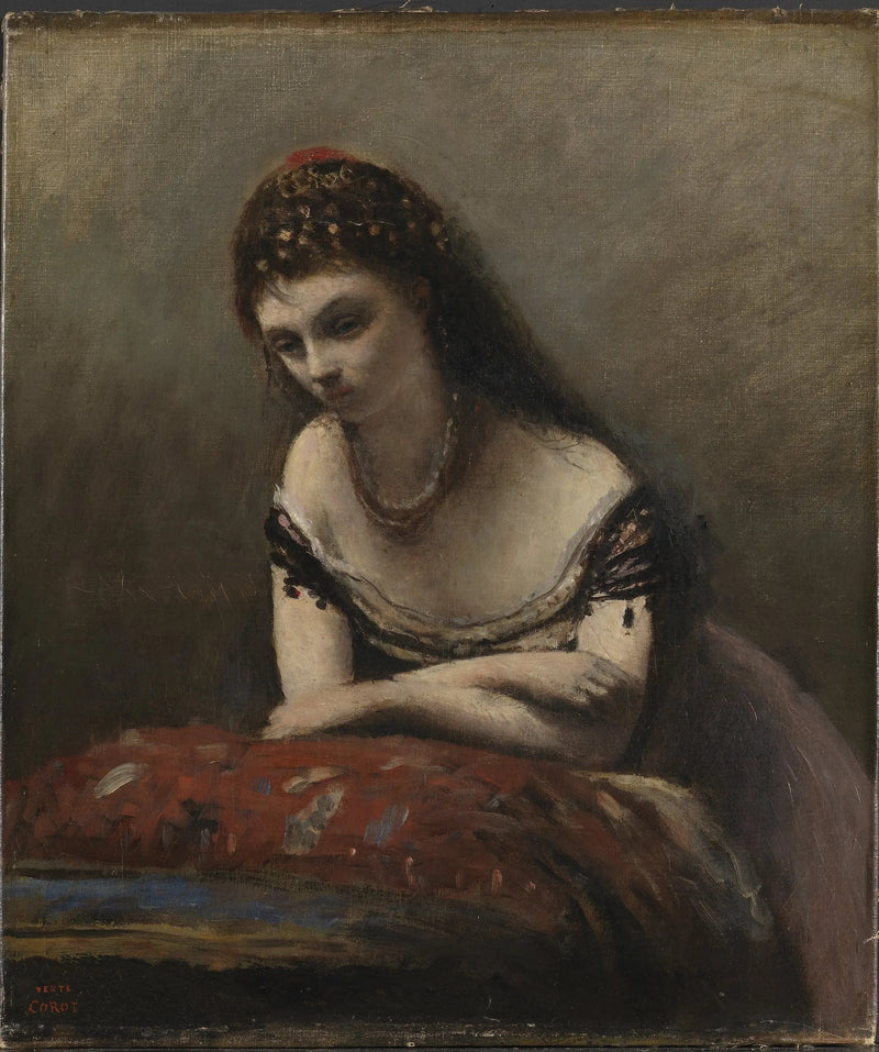 A cigana - Jean-Baptiste Camille Corot