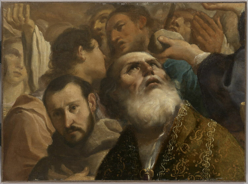 A Glória de Todos os Santos. Fragmento - Guercino