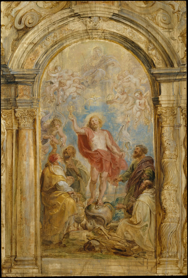A glorificação da Eucaristia - Peter Paul Rubens