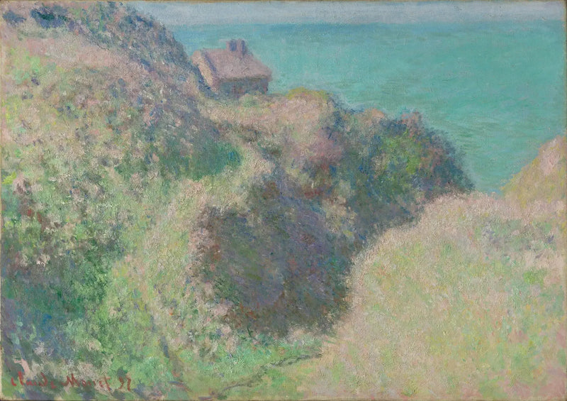 O Desfiladeiro de Varengeville, fim de tarde - Claude Monet