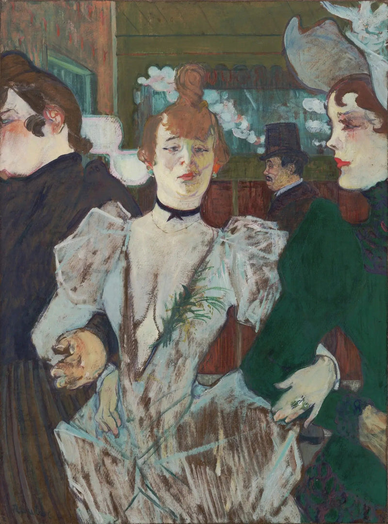 A Goulue entrando no Moulin-Rouge - Henri de Toulouse-Lautrec