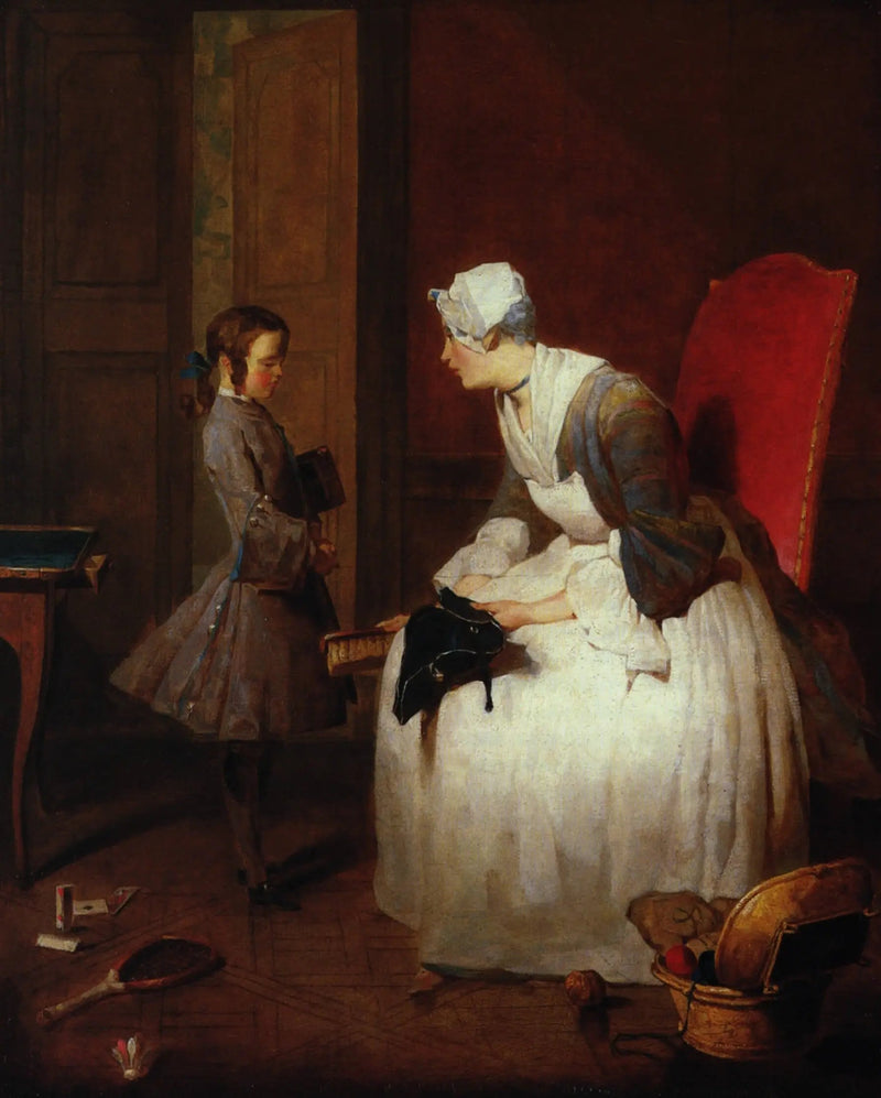 A governanta - Jean Simeón Chardin