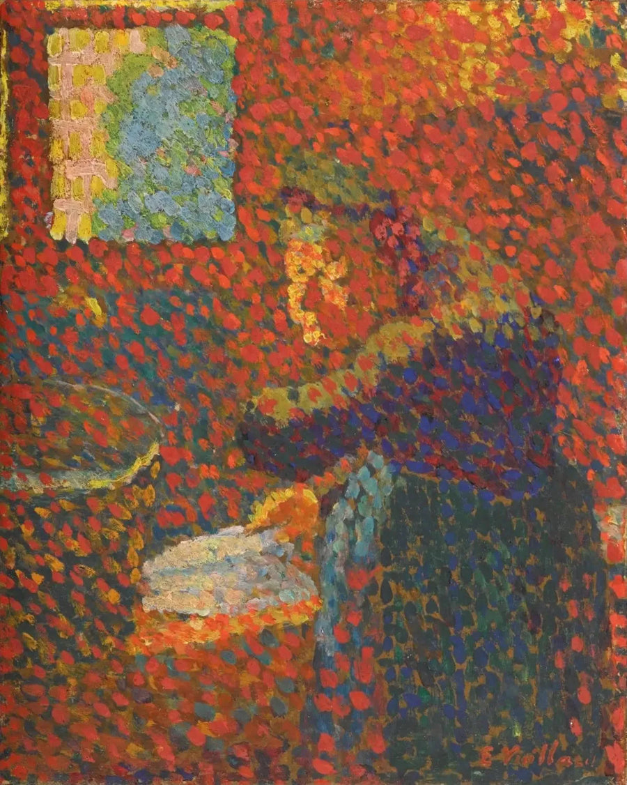 A avó na pia - Édouard Vuillard
