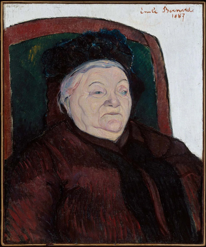 A avó do artista - Émile Bernard