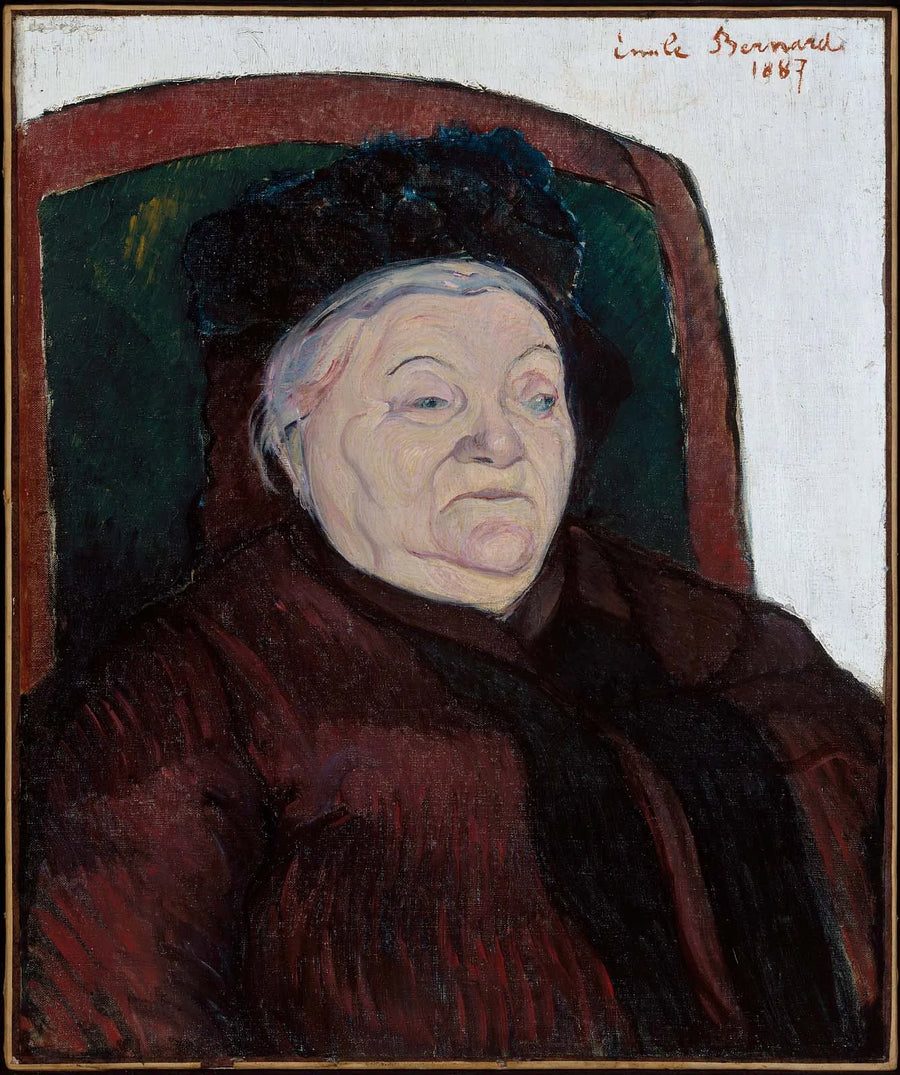A avó do artista - Émile Bernard