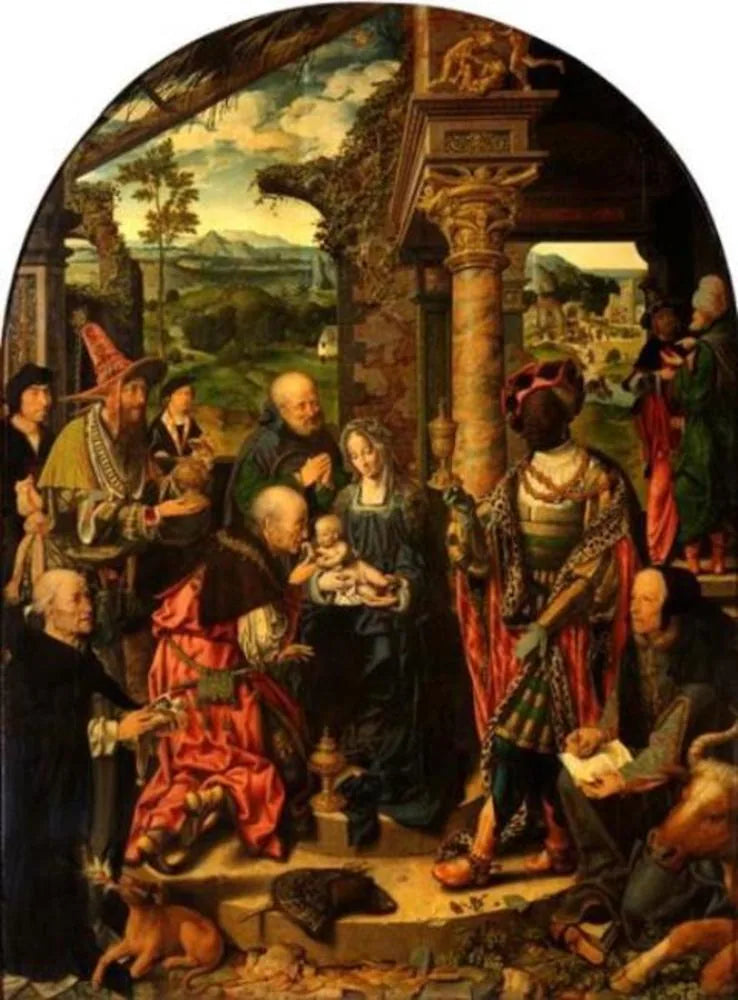 A Grande Adoração dos Reis - Joos van Cleve