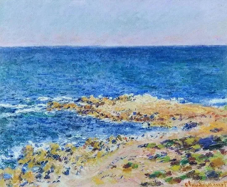 O Grande Azul em Antibes - Claude Monet