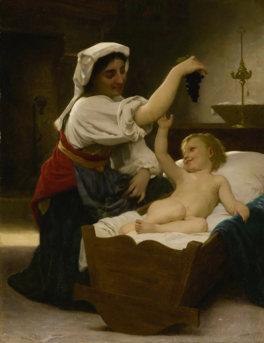 A cacho de uvas (primeira redução) - Bouguereau
