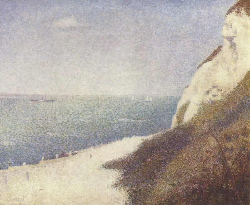 A Greve do Bas-Butin, Honfleur - Georges Seurat