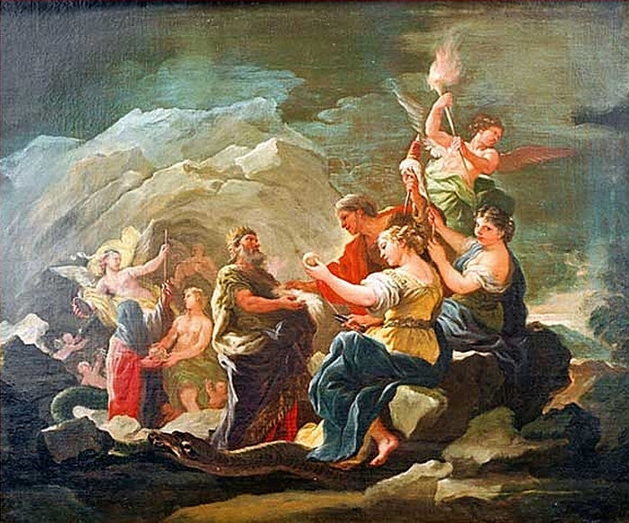 A caverna da eternidade - Luca Giordano