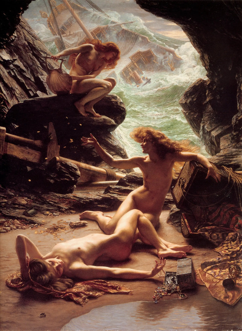 A caverna das ninfas da tempestade - Edward Poynter