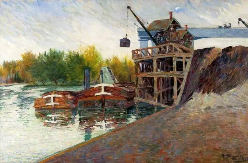 A Garça de Carvão, Clichy - Paul Signac