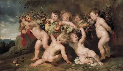 A Guirlanda de Frutas - Peter Paul Rubens