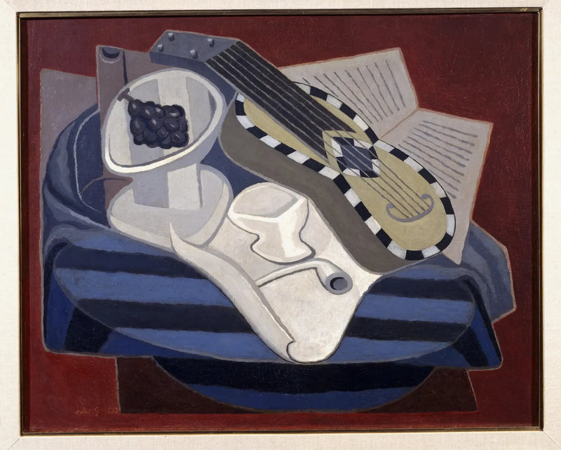 A guitarra com incrustações - Juan Gris