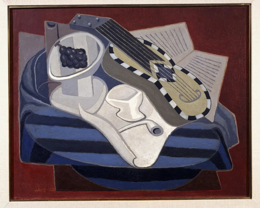 A guitarra com incrustações - Juan Gris