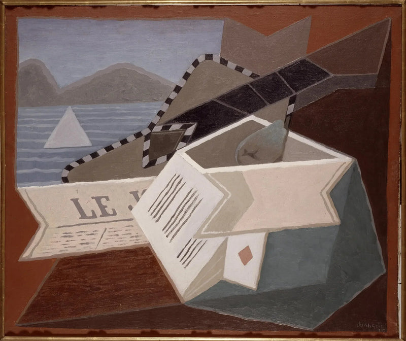 A guitarra diante do mar - Juan Gris