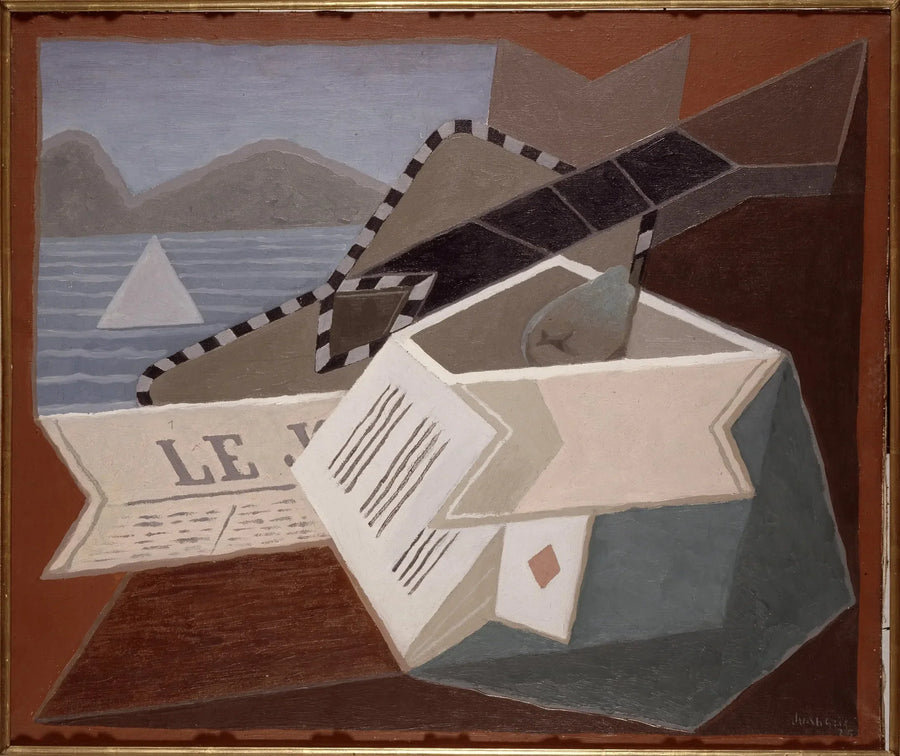 A guitarra diante do mar - Juan Gris