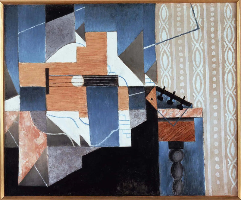 A guitarra sobre a mesa - Juan Gris