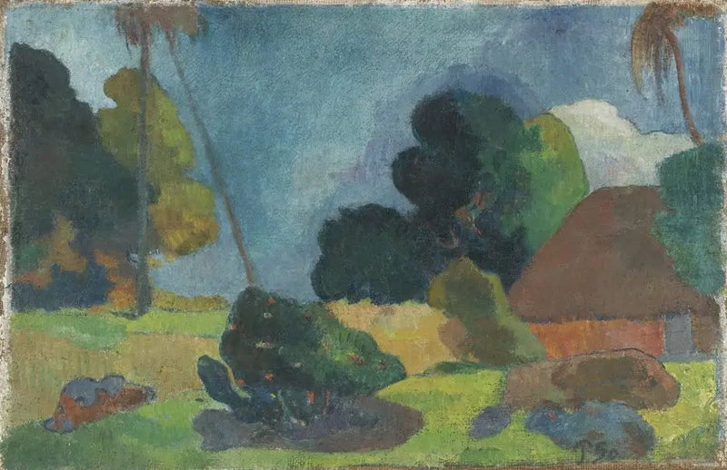 A Cabana sob as Palmeiras - Paul Gauguin