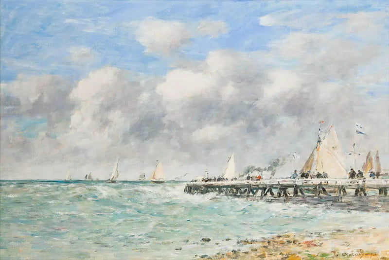 A ponte de Trouville - Eugène Boudin