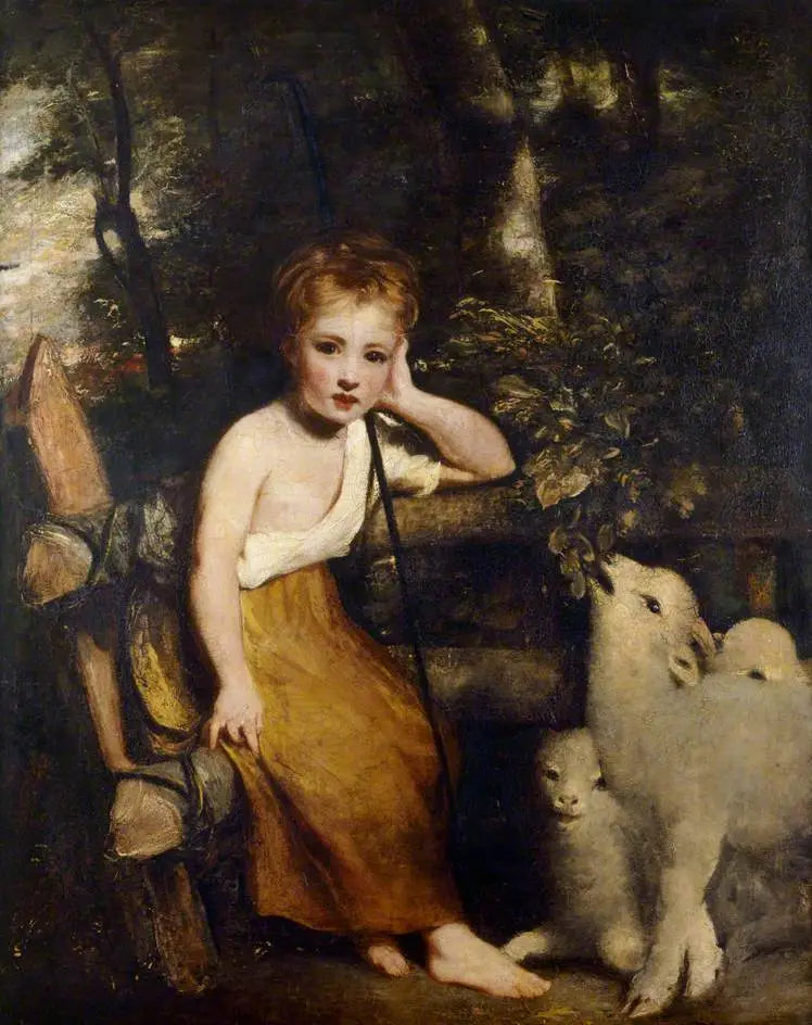 A jovem pastora - Joshua Reynolds