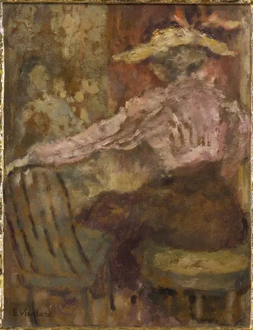 A Jovem Mulher de Blusa Rosa - Édouard Vuillard