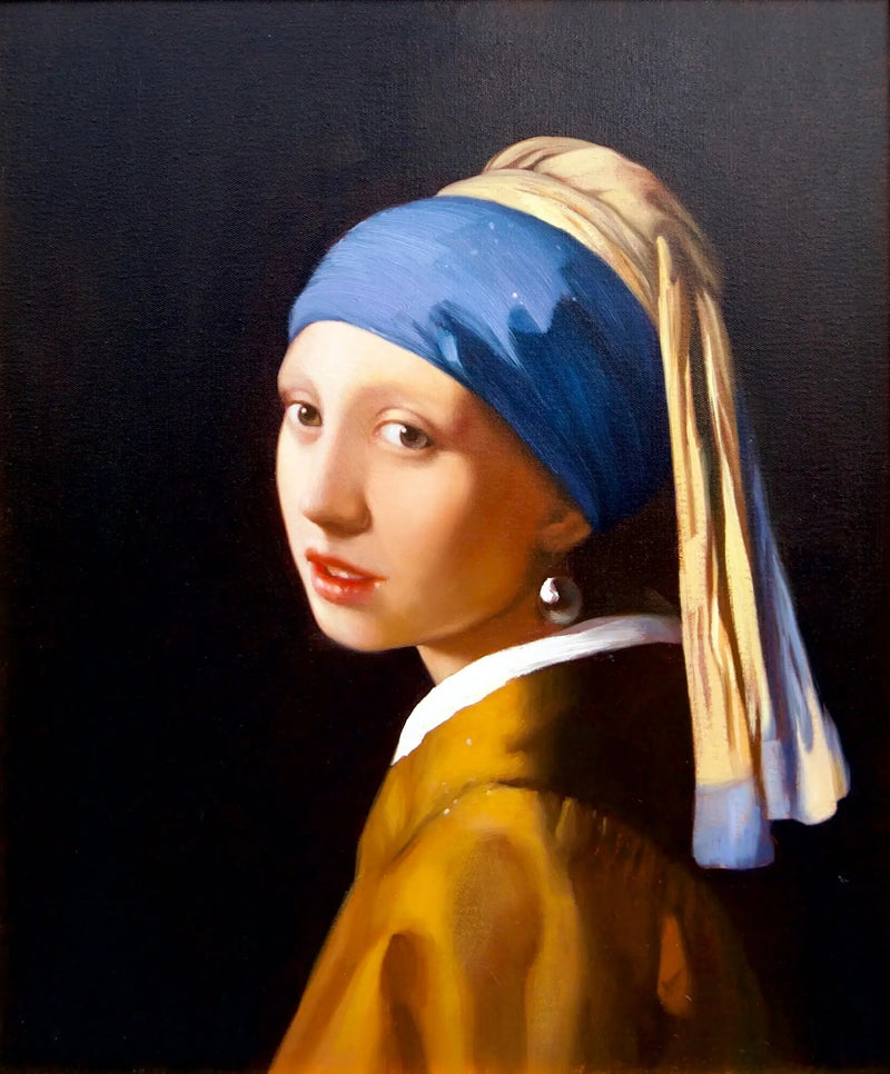 A Menina com o Brinco de Pérola - Reprodução Alpha  | 60 x 90 cm