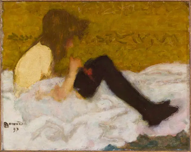 A jovem com meias pretas - Pierre Bonnard