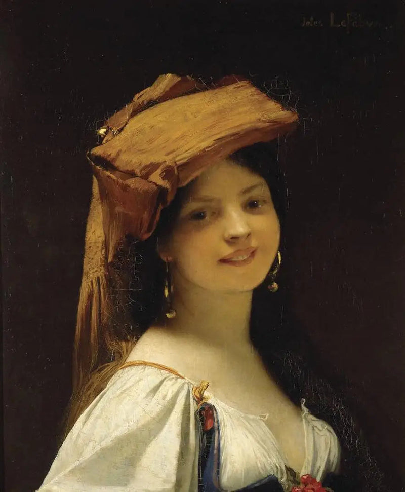A Jovem Risadinha - Jules Lefebvre