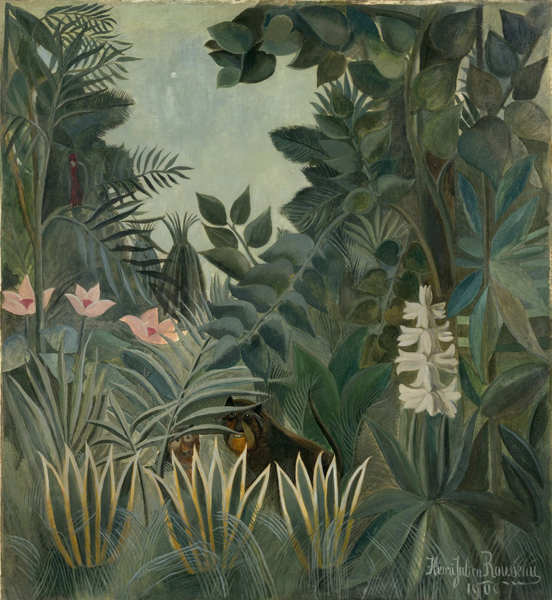 A Floresta Equatorial - Henri Rousseau
