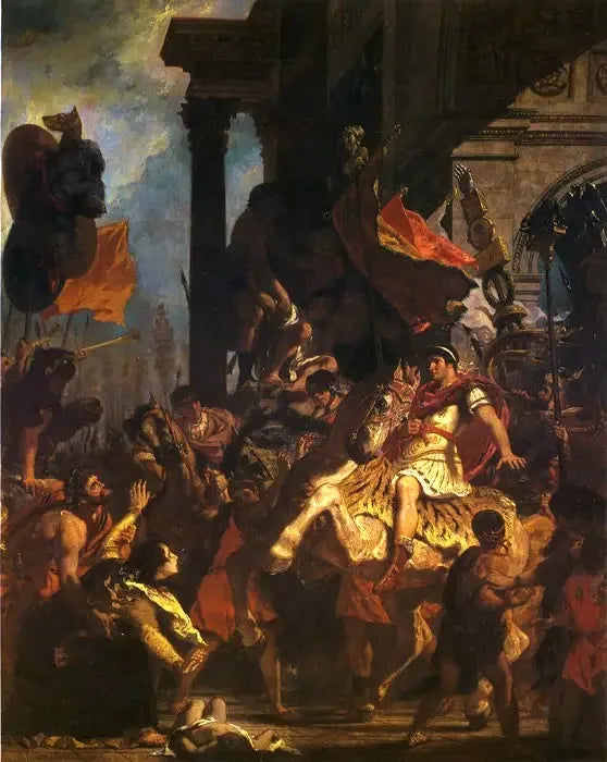 A Justiça de Trajano - Eugène Delacroix