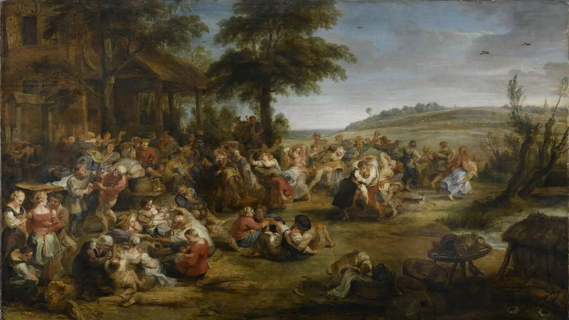 A Festa Popular - Peter Paul Rubens