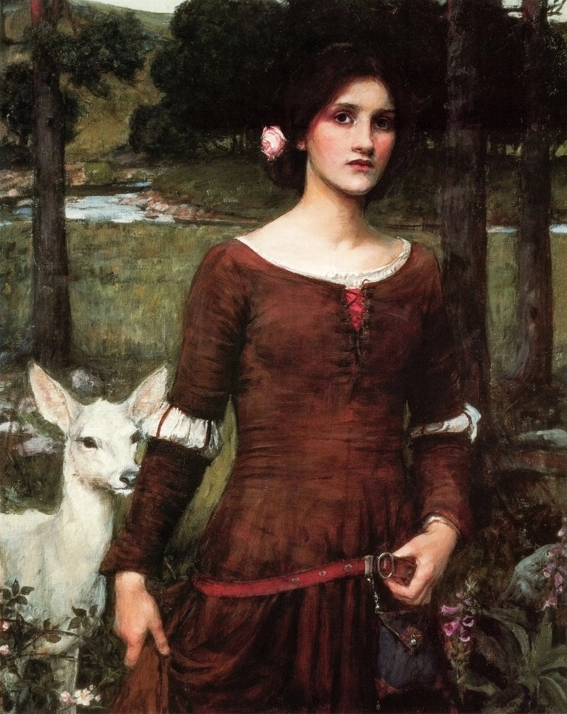 A Lady Clare - John William Waterhouse