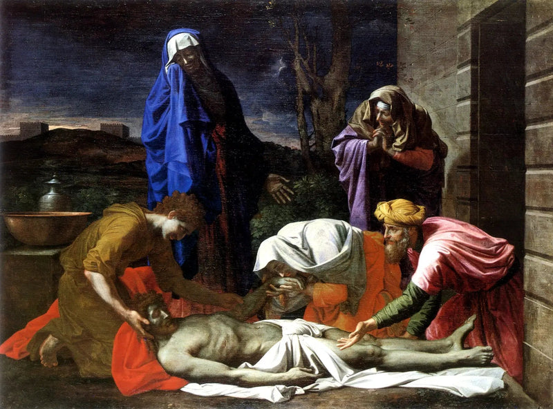 A Lamentação sobre o Cristo morto - Nicolas Poussin