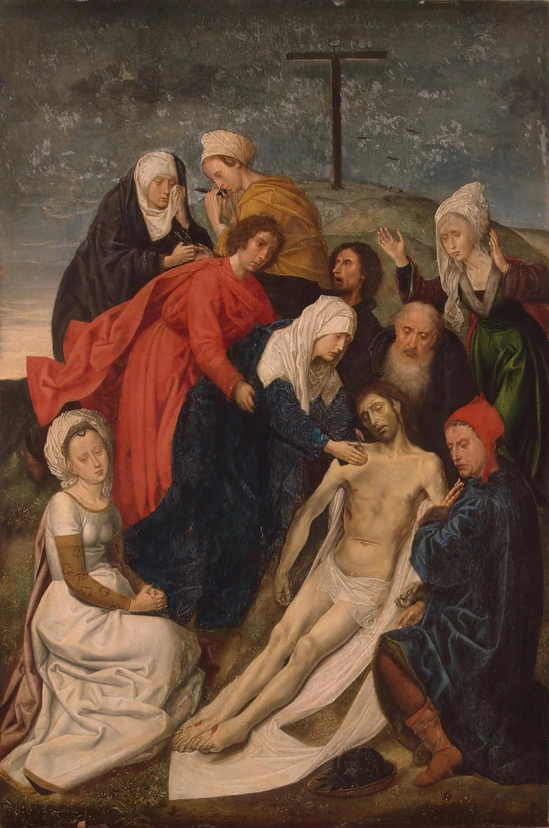 A lamentação sobre o corpo de Cristo morto - Hugo van der Goes