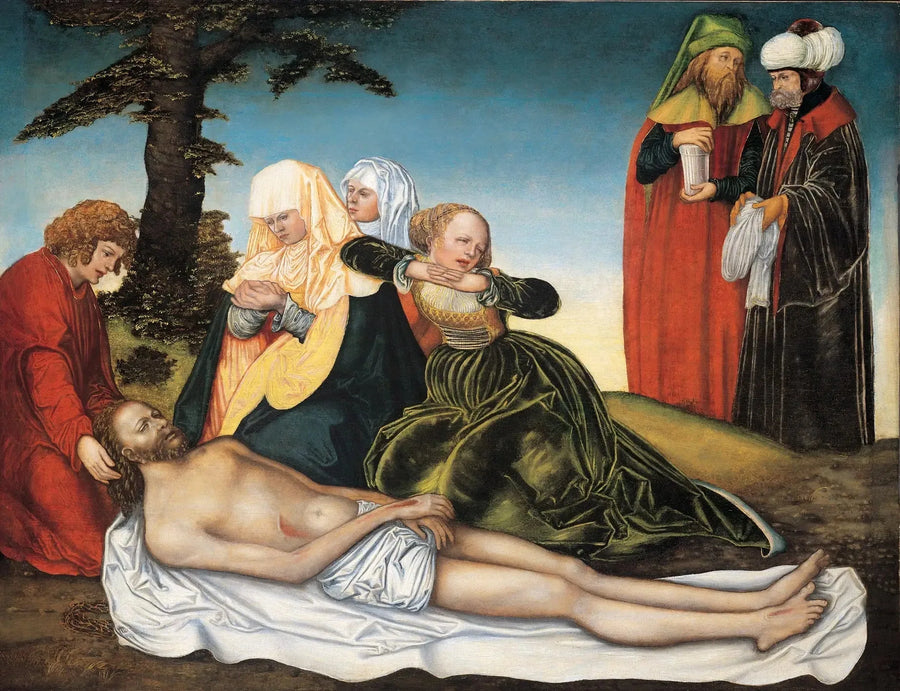 A Lamentação sobre o Corpo de Cristo Morto - Lucas Cranach, o Velho