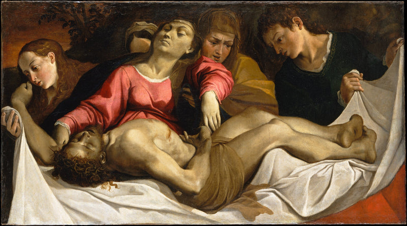 A Lamentação sobre o Corpo de Cristo Morto - Ludovico Carracci