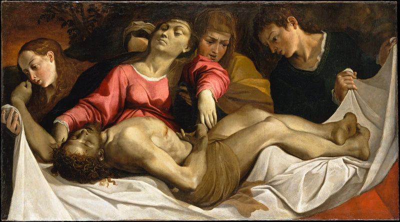 A Lamentação sobre o Corpo de Cristo Morto - Ludovico Carracci